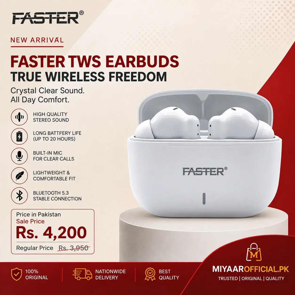 Faster S94 Earbuds