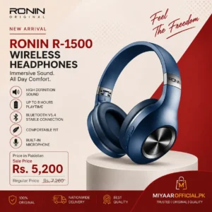Ronin R-1500 Wireless Headphones in Pakistan