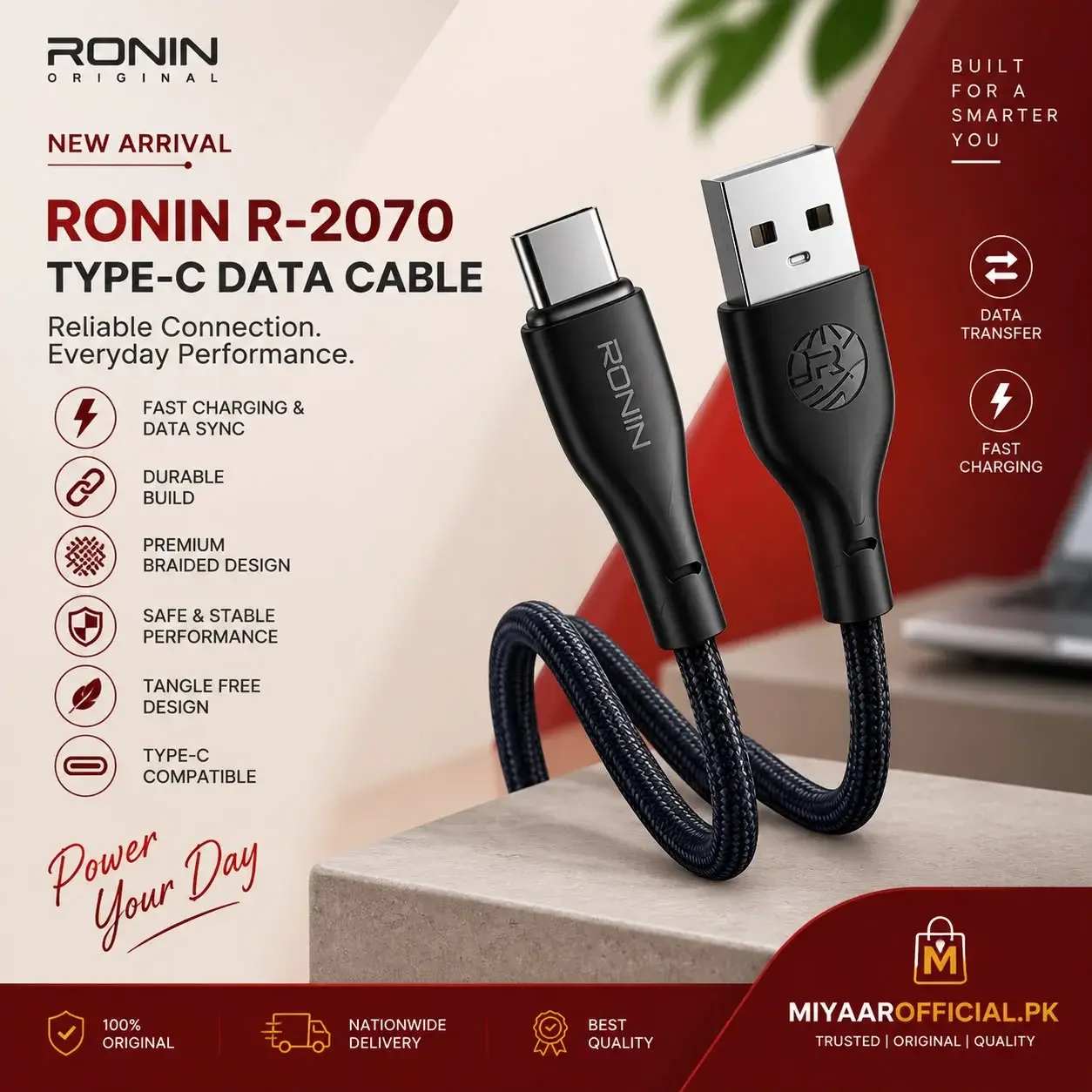 Ronin R-2070 Type-C Cable Pakistan