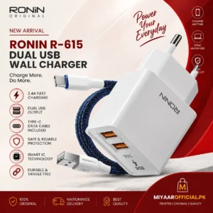 Ronin R-615 Type-C Charger in Pakistan