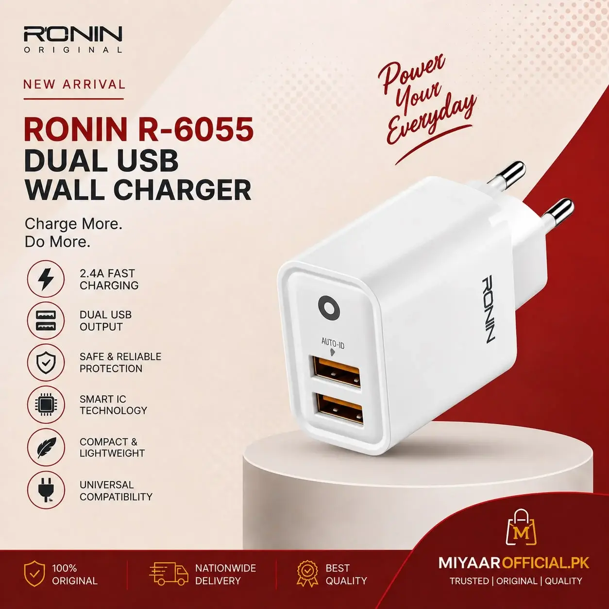 Ronin R-6055 Charger in Pakistan