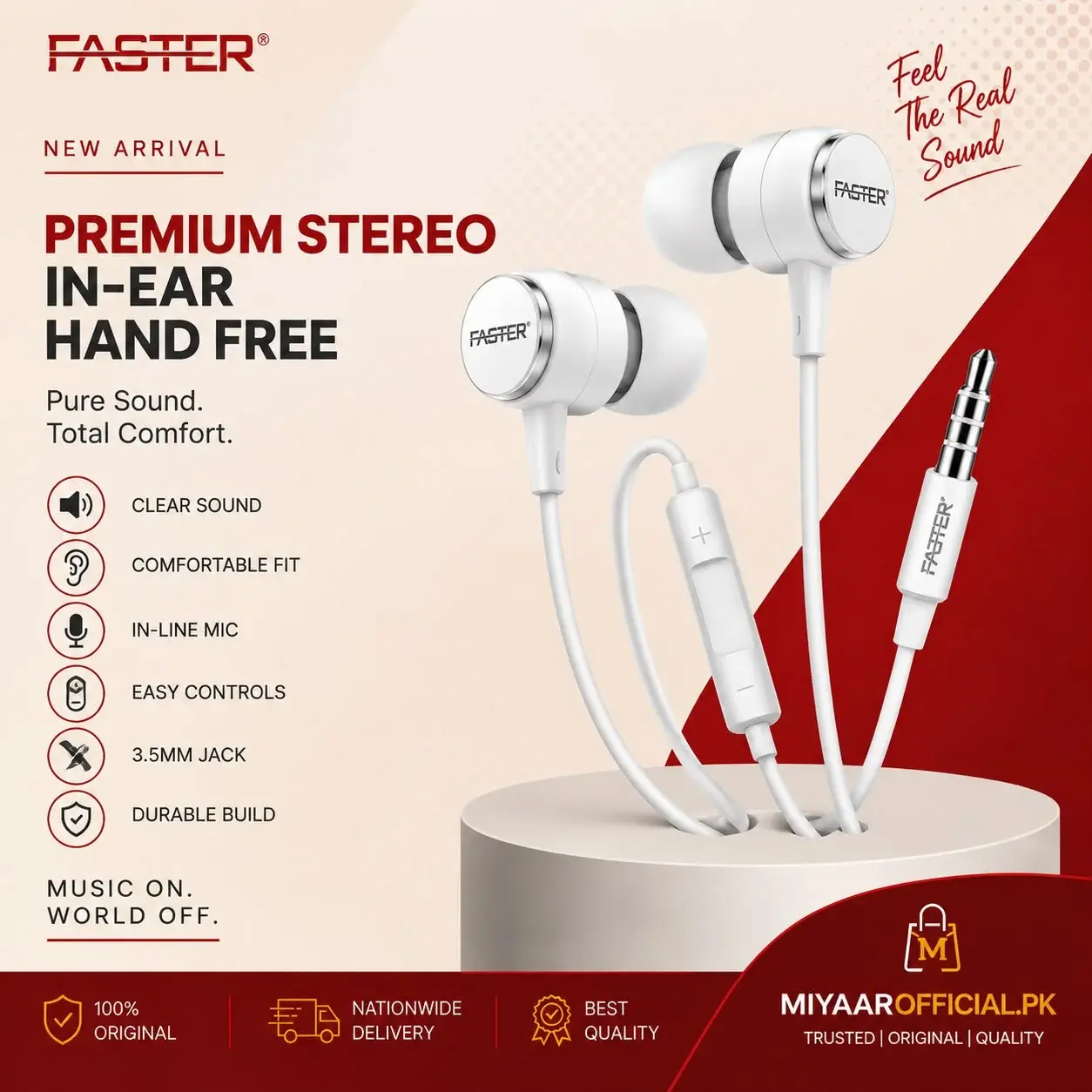 Faster Joy J9 Handsfree in Pakistan