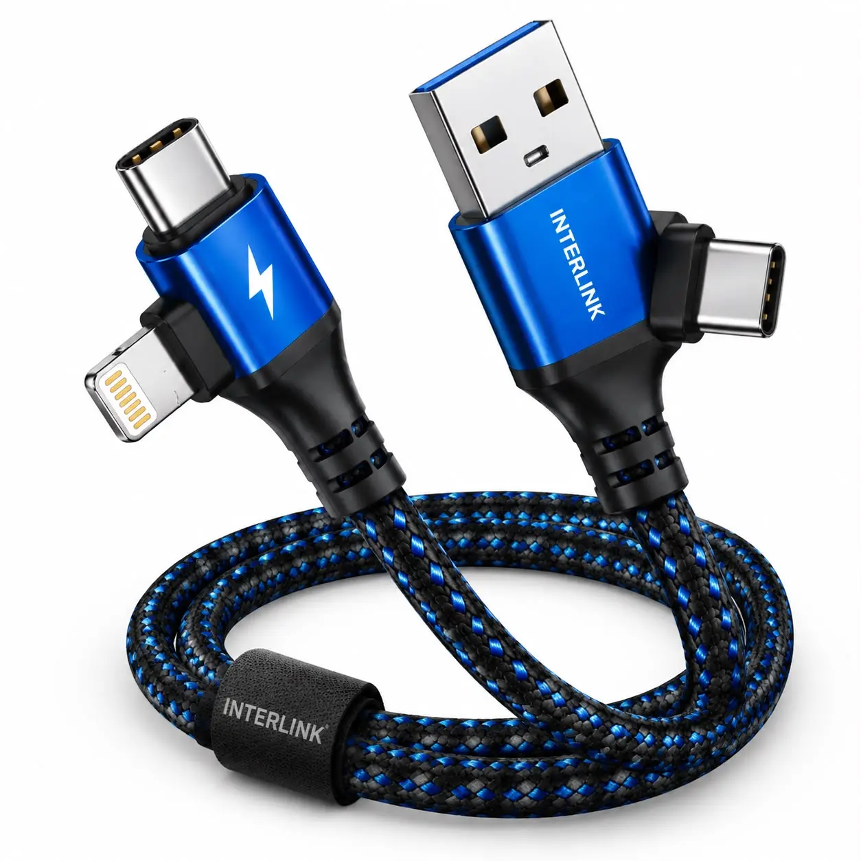 Interlink 2-in-1 Type-C and iPhone Data Cable