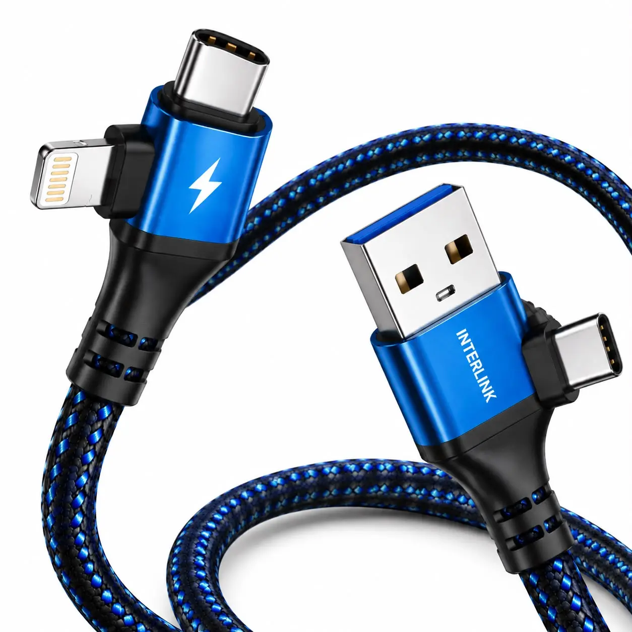 Interlink 2-in-1 Type-C and iPhone Data Cable - Image 4