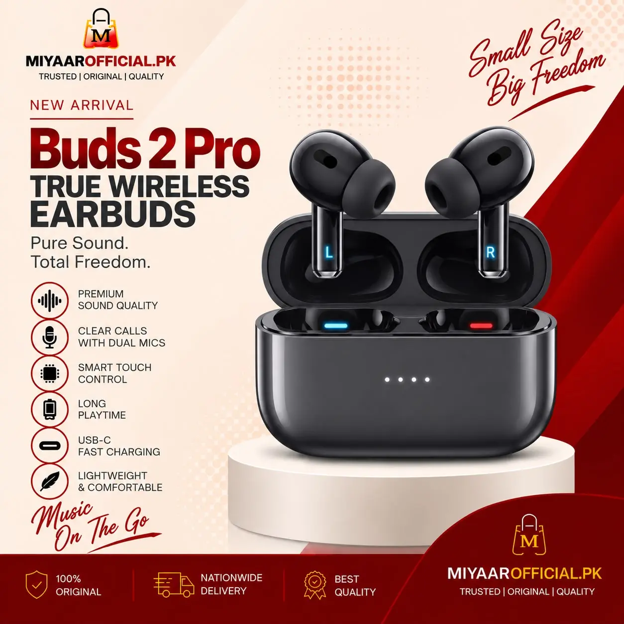 Pro 2 Wireless Earbuds in Pakistan