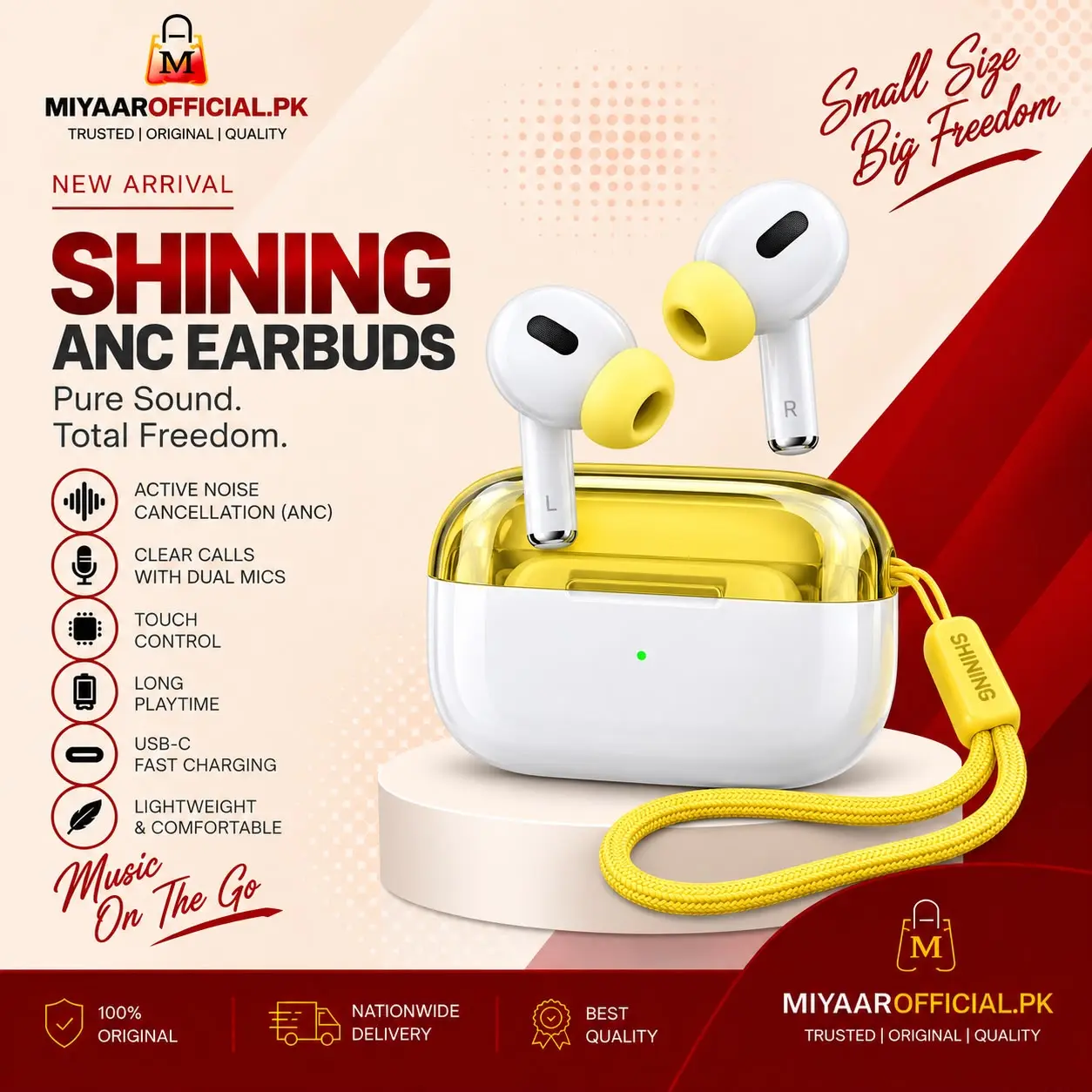 Shinning Wireless Earbuds in Pakistan