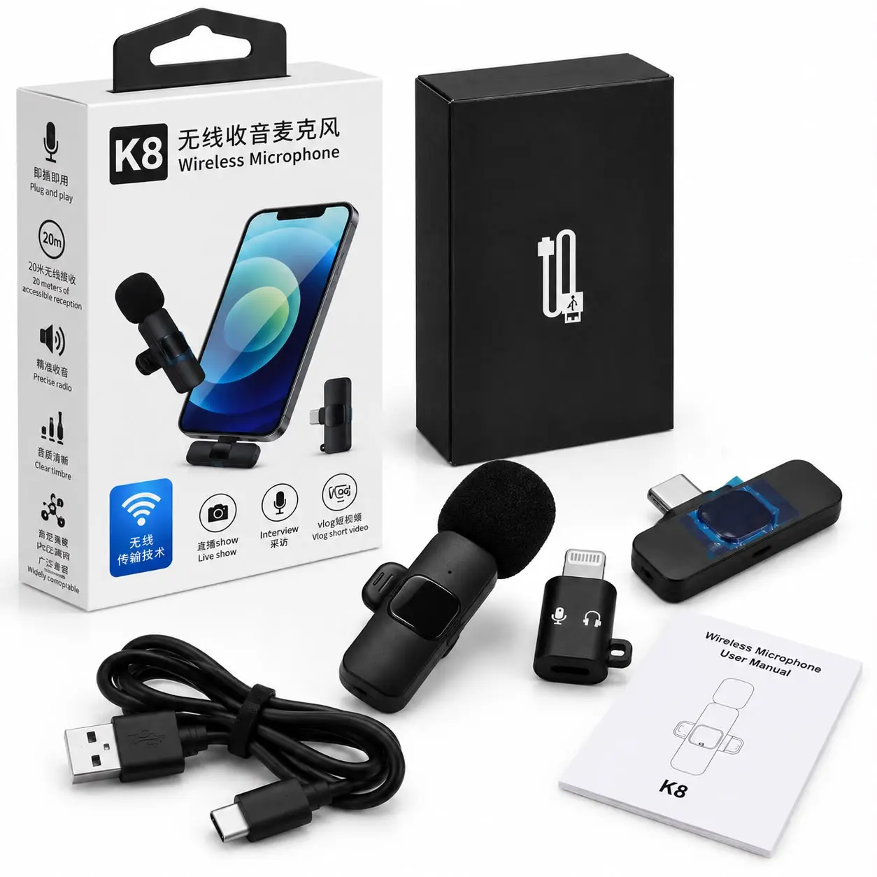 K8 Wireless Microphones in Pakistan