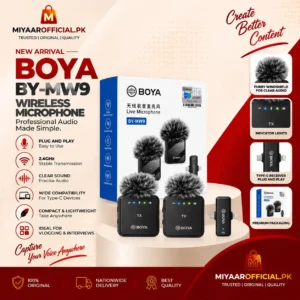 BOYA BY-MW9 Wireless Microphone in Pakistan