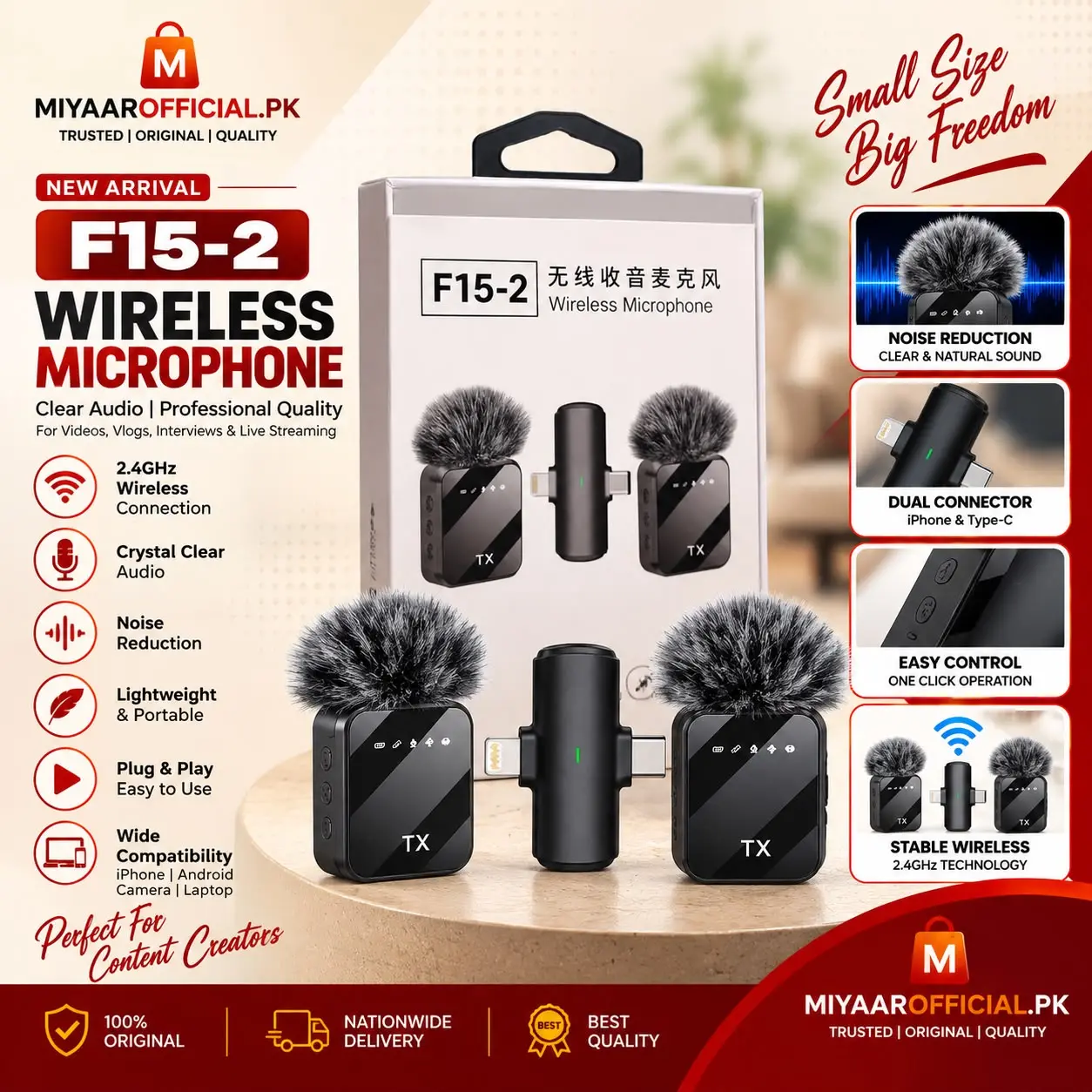 F15-2 Wireless Microphones in Pakistan