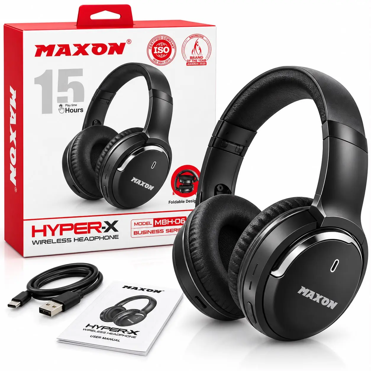 MAXON Hyper-X Wireless Headphone MBH-06 - Image 3